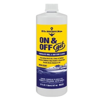 CRC/SILOO CHEMICAL COMPANY Cleaner-Hull 'On&Off' Gel Qt