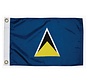 St Lucia Courtesy Flag, 12" x 18"