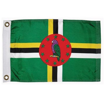 Taylor Made Products Dominican Courtesy Flag, 12" x 18"