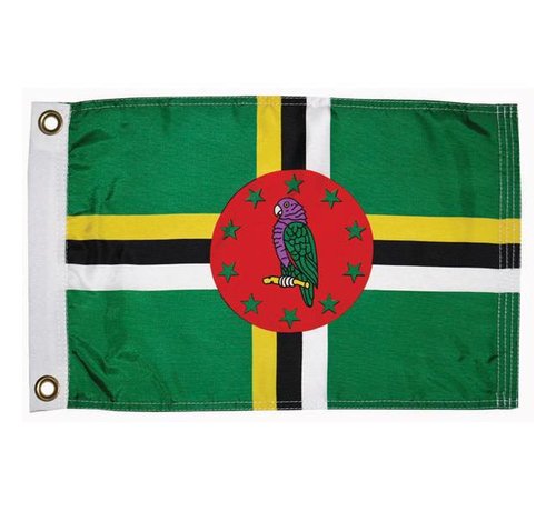 Taylor Made Products Dominican Courtesy Flag, 12" x 18"
