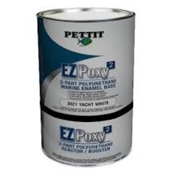 PETTIT PAINT CO EZ Poxy2 Two-Part Polyurethane Enamel, Quart, White Sand
