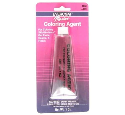 FIBRE GLASS-EVERCOAT CO. Color Agent-Resin Red 1oz