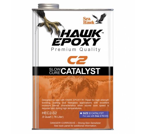 New Nautical Coatings Inc. Hawk Epoxy Slow Cure Catalyst Size 2, .8QT