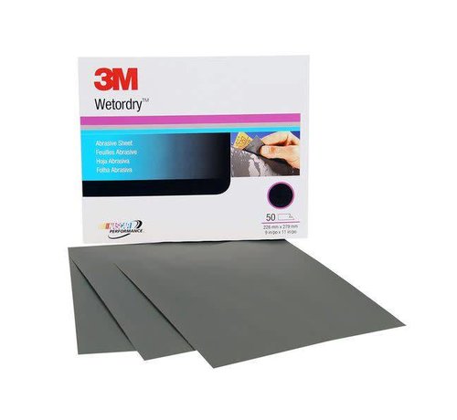 3M Sandpr-W/Dry 9x11 800 (50) SINGLE
