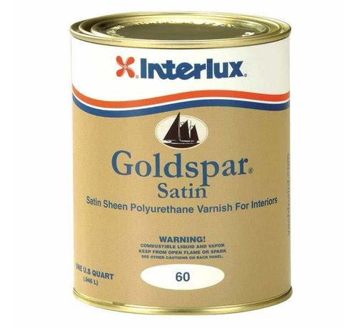 INTERNATIONAL PAINT (INTERLUX) Varnish-Goldspar Satin Qt