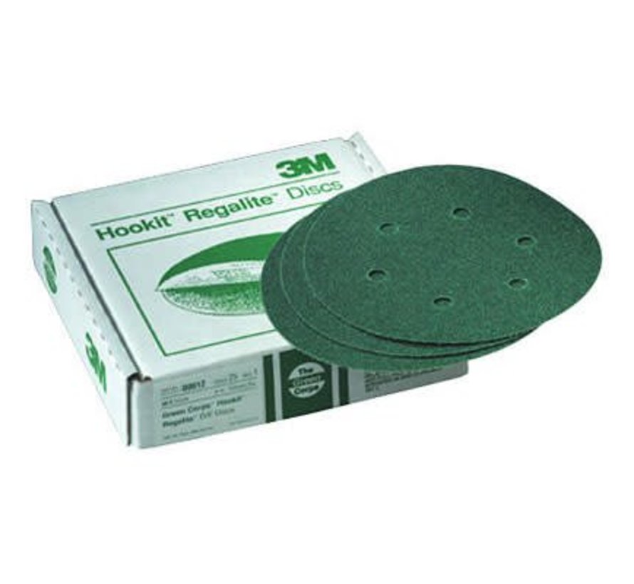 Disc-Hookit Grn 60E 6in (25) SINGLE