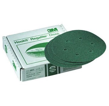 3M Disc-Hookit Grn 6in 40E(25) W/Holes Single