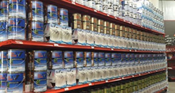 Extensive Paint Range