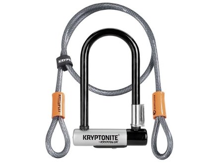 Kryptonite Kryptonite Mini U Lock w/ Cable