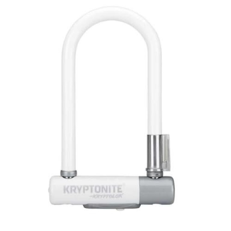 Kryptonite Kryptonite Kryptolok Mini-7, White (3.23"x7")