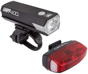 Lightset : Cateye Ampp400 & Rapid Micro - Fairmount Bicycles