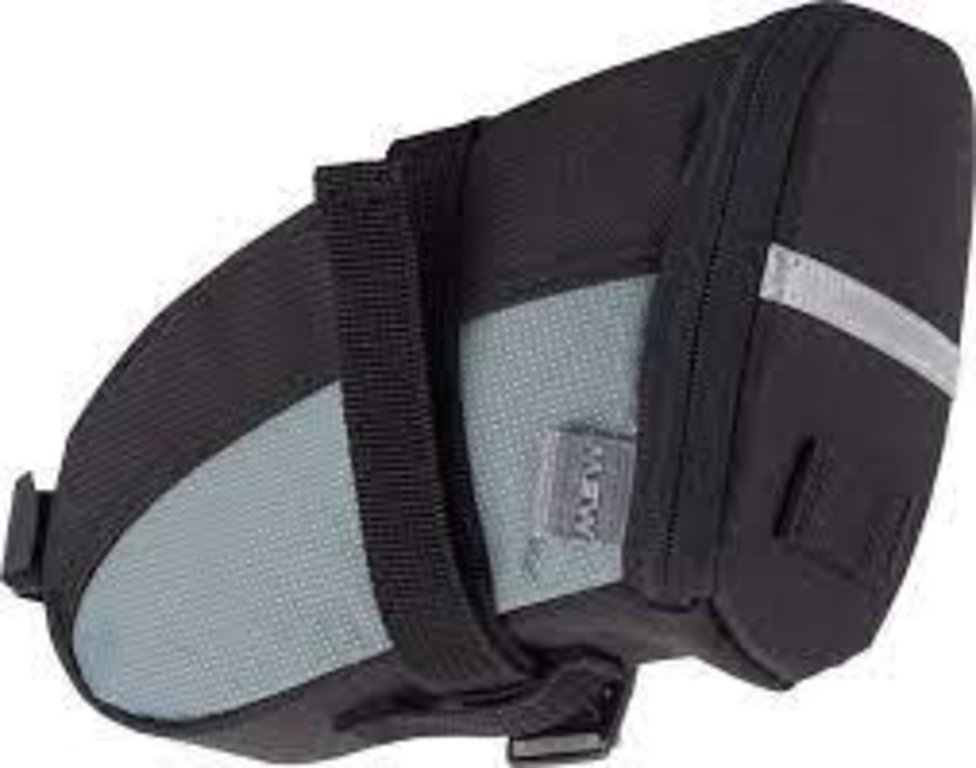 MSW MSW Saddle Bag SBG-100 Seat Bag, Blk/Gray, MD