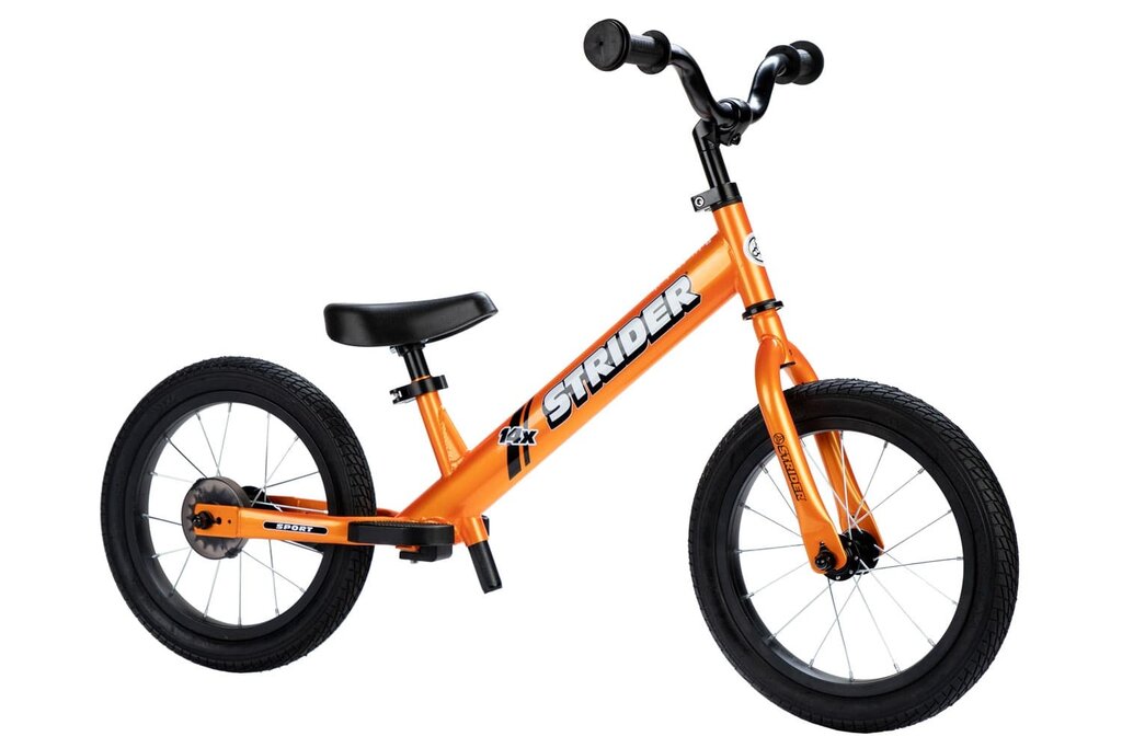 Strider Sports Youth Bike : 14" Strider 14x Sport Balance Bike - Tangerine