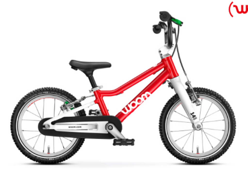 Woom Youth Bike : 14" woom GO 2 US woom red
