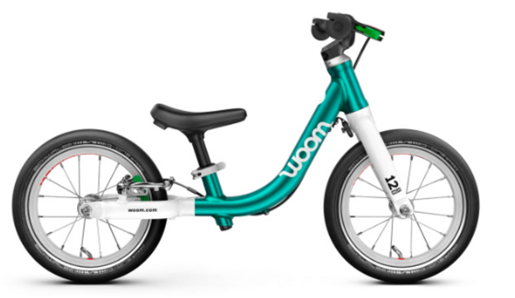 Woom Youth Bike : 12" Balance Woom GO 1 - turquoise
