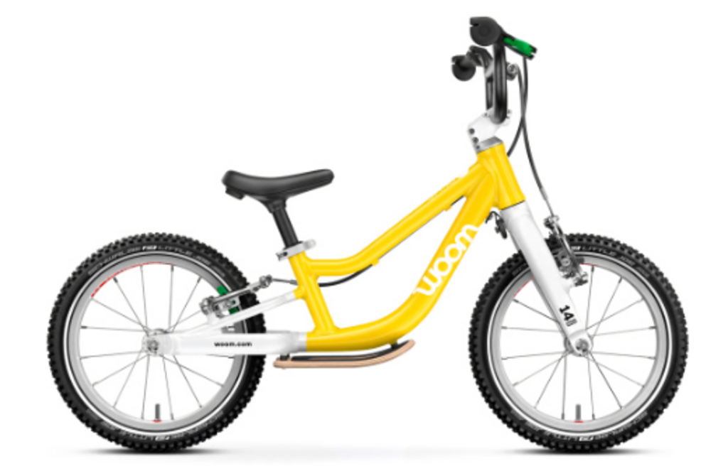 Woom Youth Bike : 14" Balance Woom GO 1 Plus - vibrant yellow