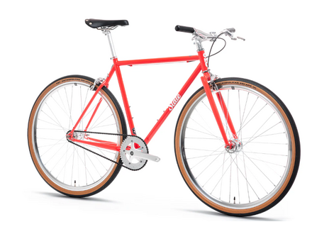 State Bicycle Co. 4130 - Tropical Red Single-Speed Riser Bars