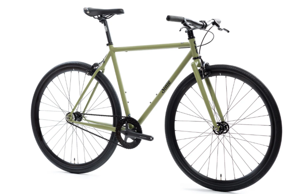 State Bicycle Co. 4130 - Matte Olive Single-Speed Riser Bars