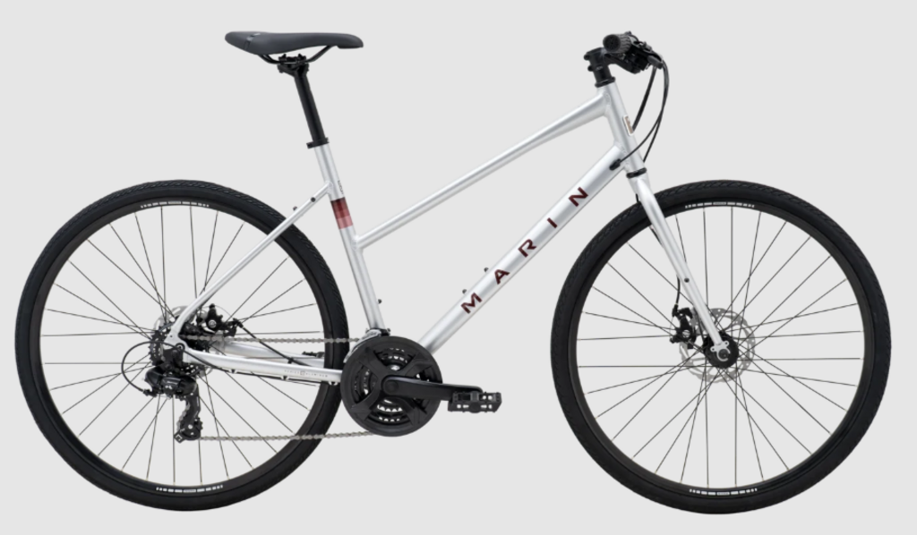 Marin Marin Fairfax 1 Silver Red Step Thru
