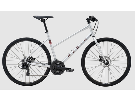 Marin Marin Fairfax 1 Silver Red Step Thru