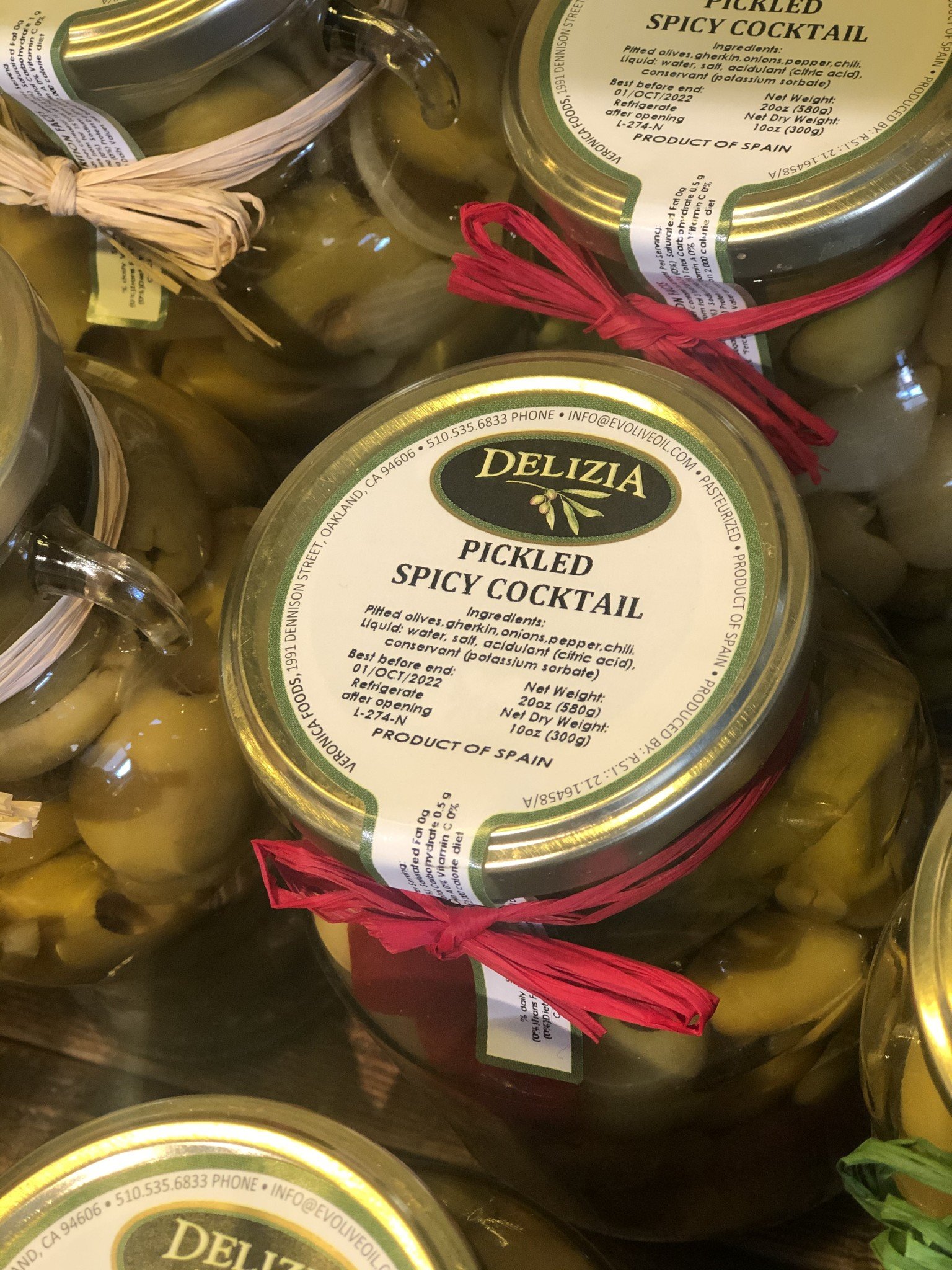 Pickled Olives & Spicy Cocktail Mix 20 OZ. - Olive Us