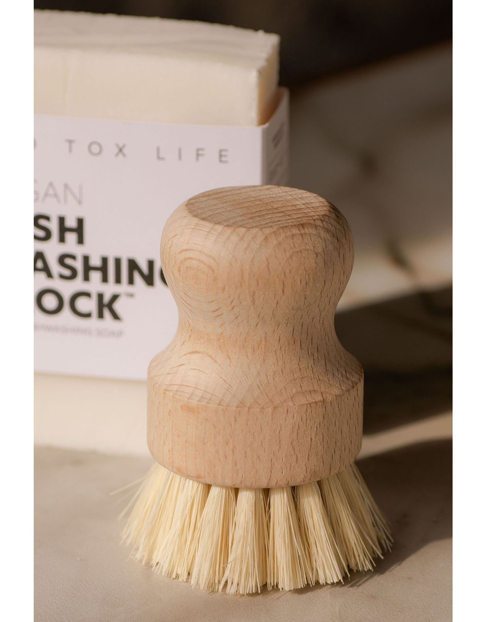 The Original Dishwashing & Vegetable Brush, Eco-Friendly Birch