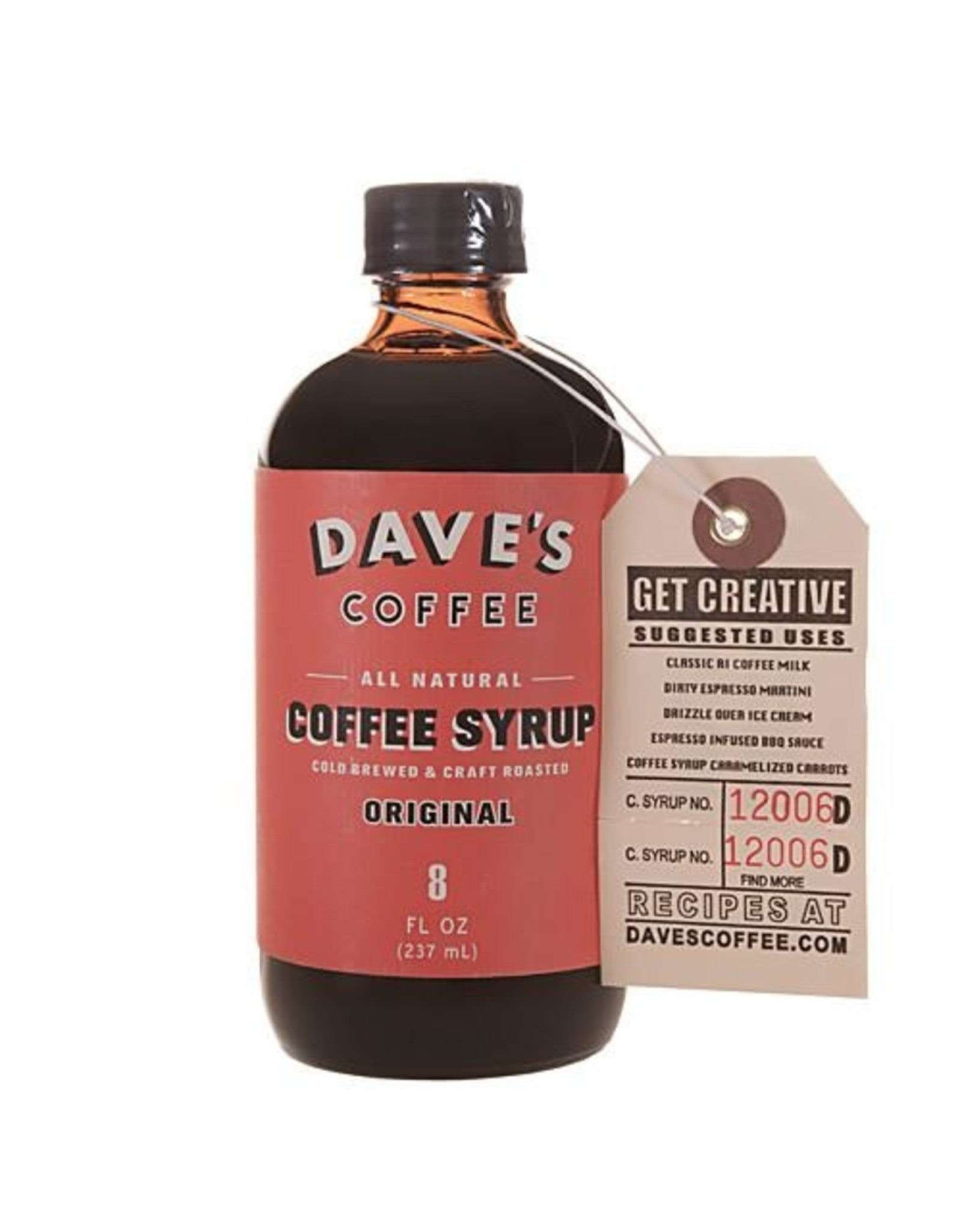 Dave's Coffee Dave's Coffee Syrup Original 8oz