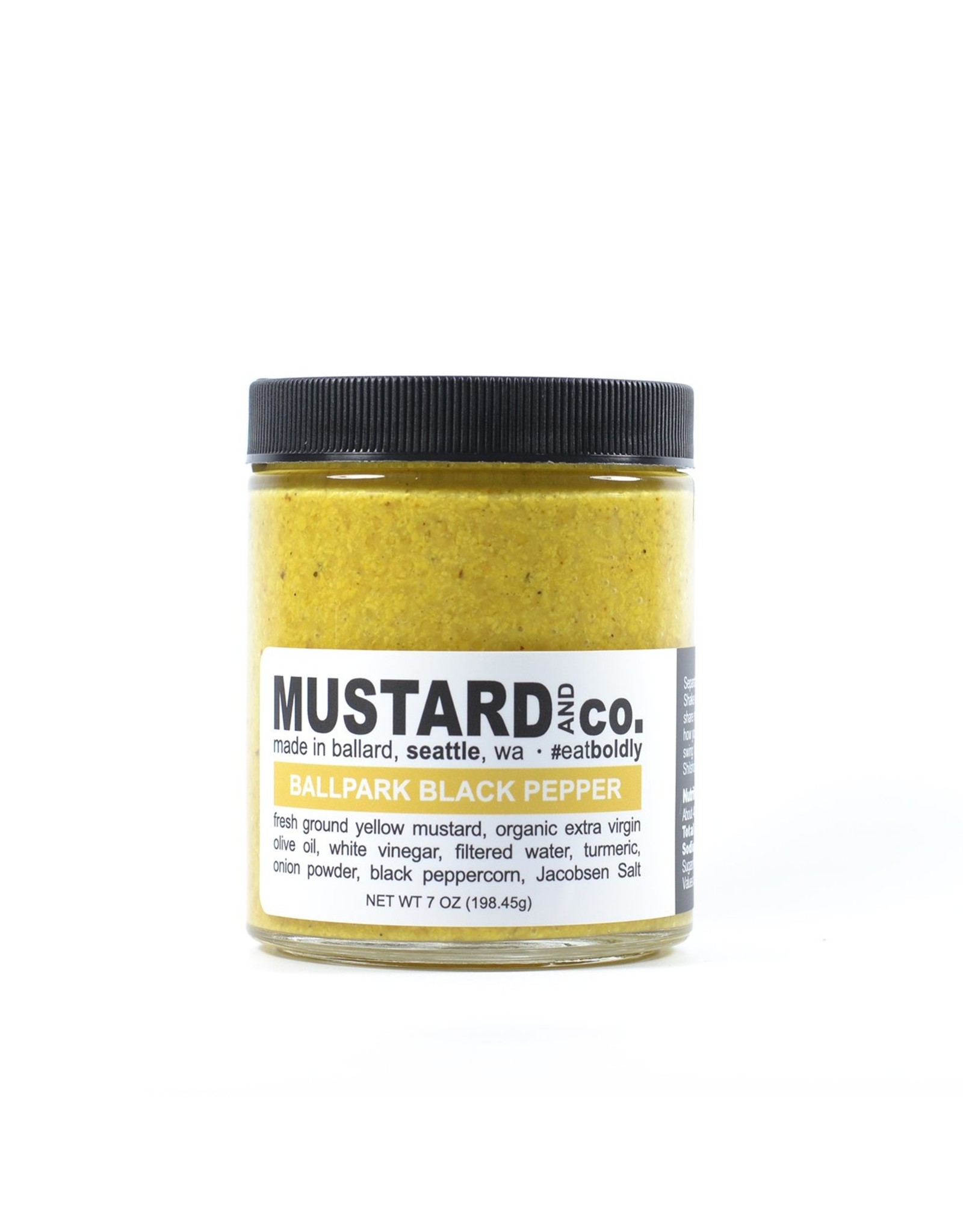 Mustard And co. Mustard And co. 7oz (Ballpark Black Pepper)
