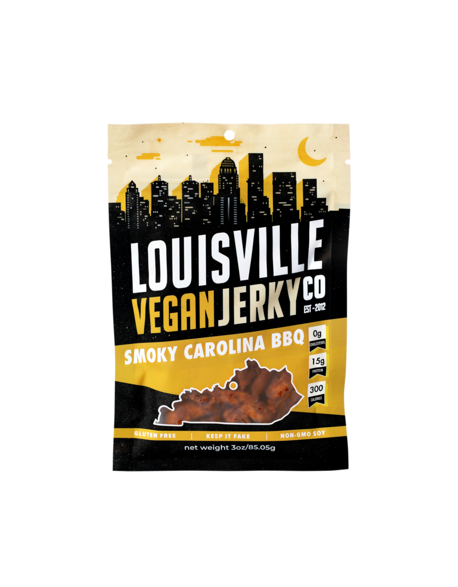 Louisville Vegan Jerky Co. Louisville Vegan Jerky (Smokey Carolina BBQ)