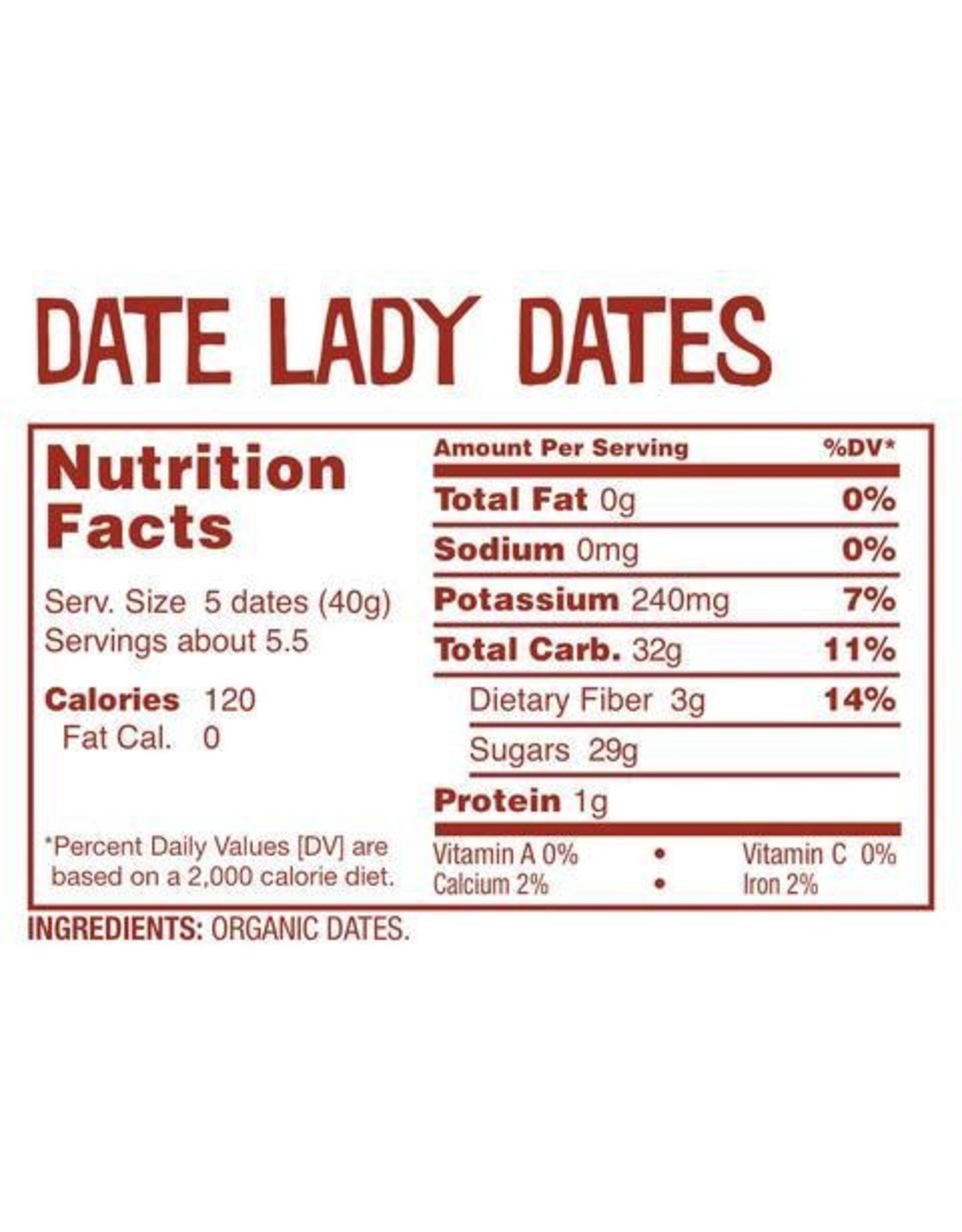 Date Lady Date Lady Organic Dates