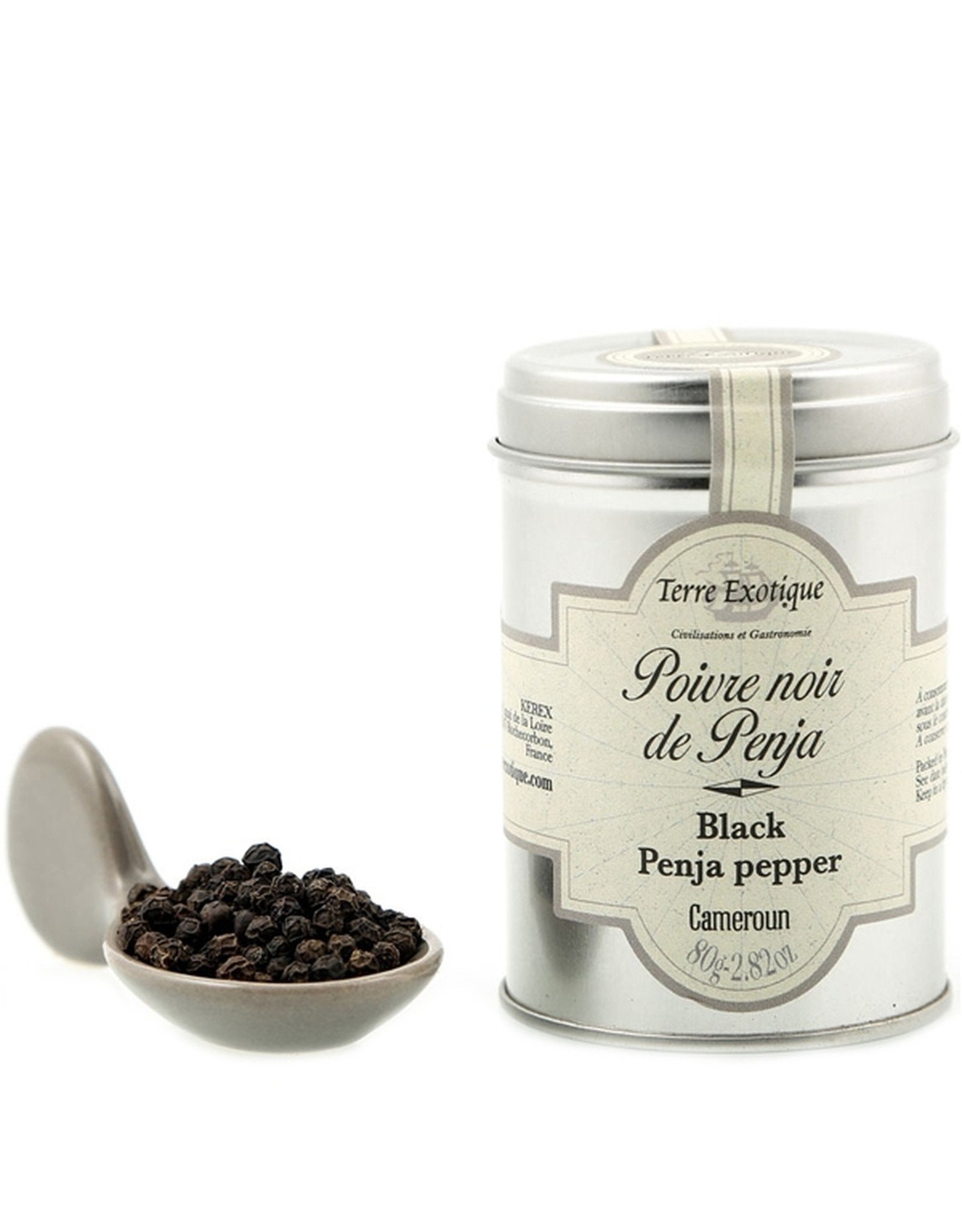 Terra Exotique Penja Black Pepper (Cameroon) - Olive del Mondo: Olive Oils  - Vinegars - Plant-Based