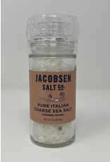 Jacobsen Salt Co. Jacobsen Salt Co. Pure Italian Coarse Sea Salt, Glass Grinder