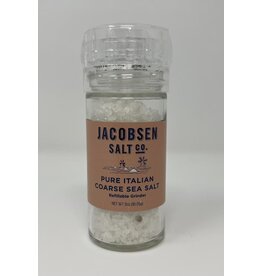 Jacobsen Salt Co. Jacobsen Salt Co. Pure Italian Coarse Sea Salt, Glass Grinder