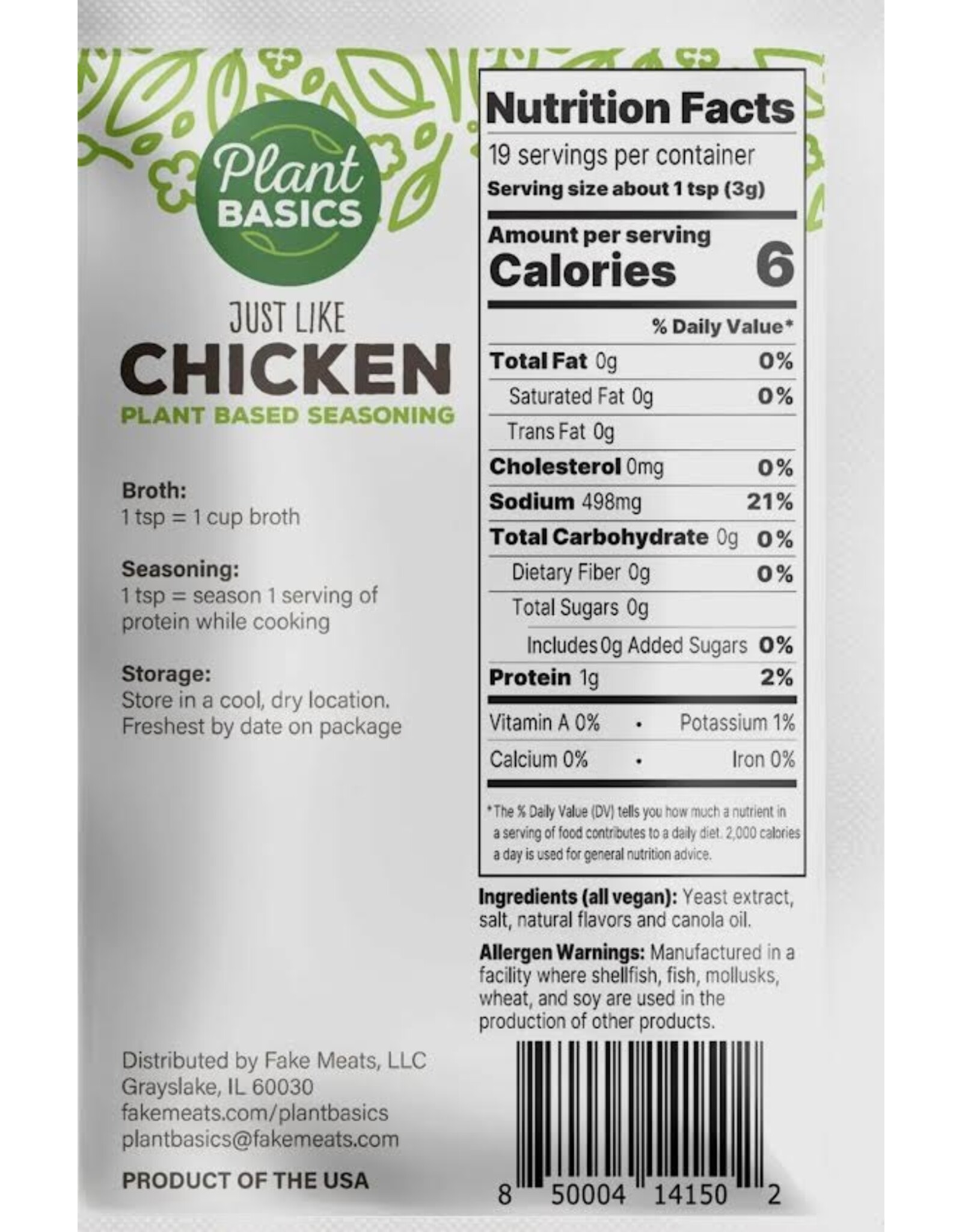 Plant Basics (just like chicken)