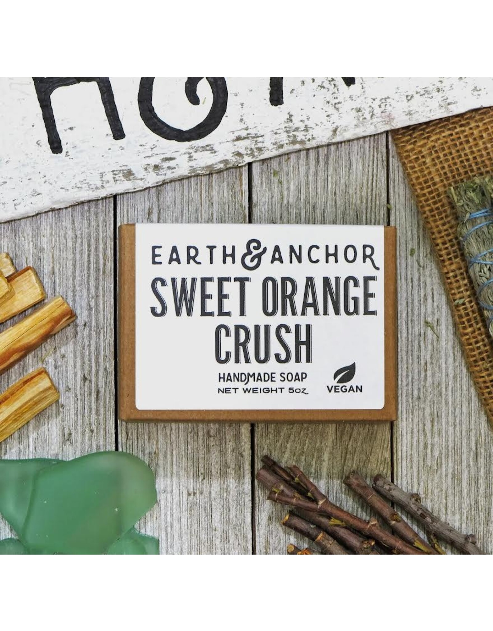 Earth & Anchor Soap (Sweet Orange Crush)