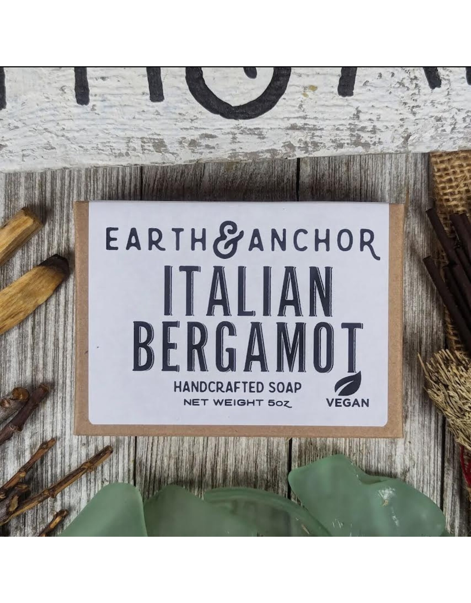 Earth & Anchor Soap (Italian Bergamot)
