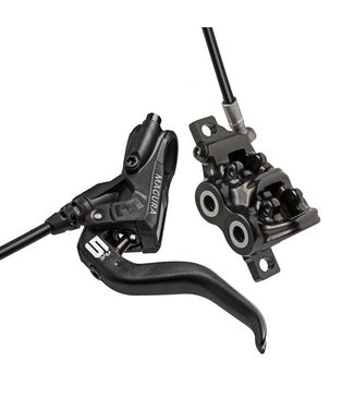 MAGURA MT5 Disc Brake, Black and Silver /each (fits Front or Rear, Flip-Flop)