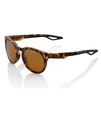 100% Campo Sunglasses, Soft Tact Havana frame - Bronze PeakPolar Lens
