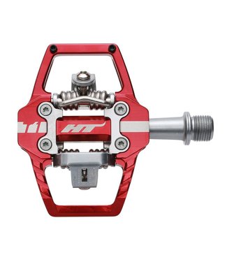 HT HT PEDAL MOUNTAIN T1 CLIPLESS RED