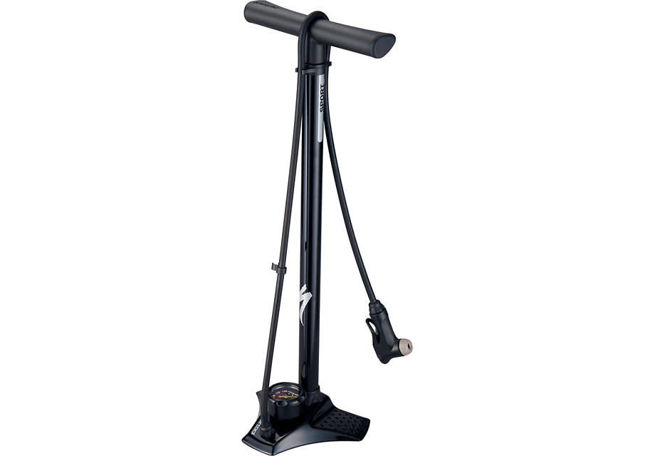 AIR TOOL SPORT STEEL SWITCHHITTER II FLOOR PUMP - Black