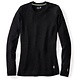 W Thermal Merino Crew, Black