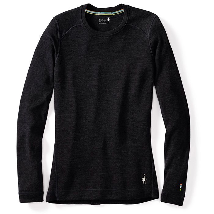 W Thermal Merino Crew, Black