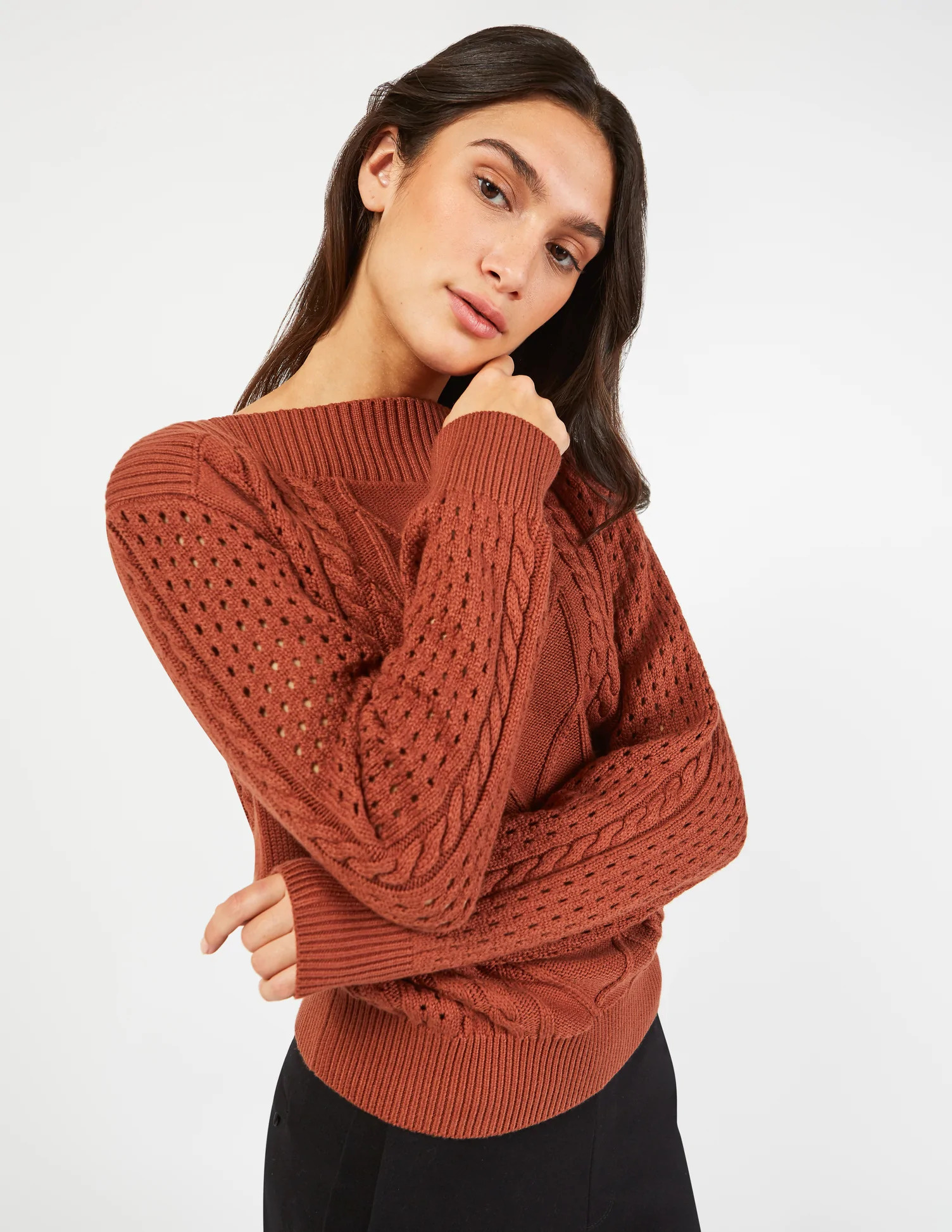 Vail Sweater, Cinnamon