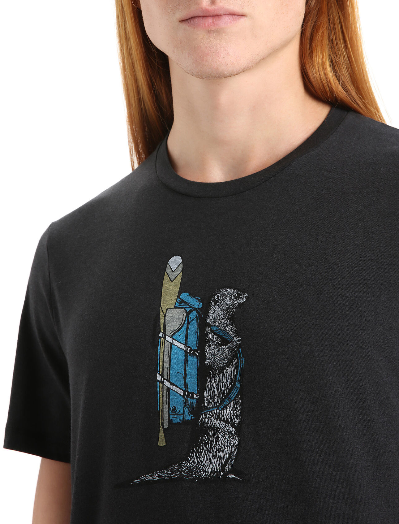 icebreaker Central Classic Tee, Otter Paddle