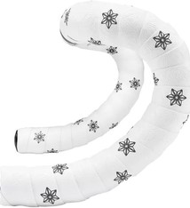 SUPER STICKY KUSH TAPE GALAXY - White Tape with Black Print w/ Ano Black Plugs .