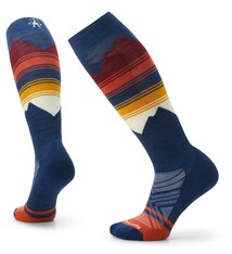 W Target Pattern Cushion, Alpine Blue