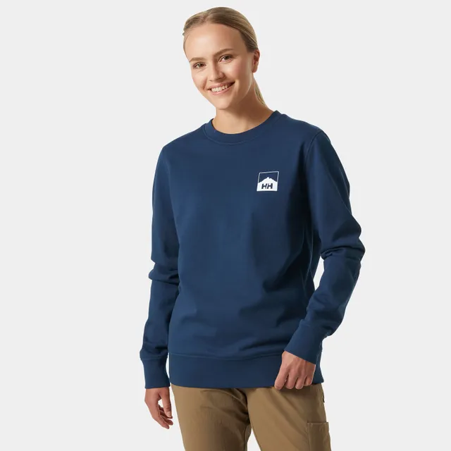 W Nord Graphic Sweater, Ocean