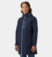 Long Belfast Jacket, Navy