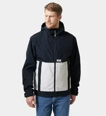 Rig Rain Jacket, Navy/White