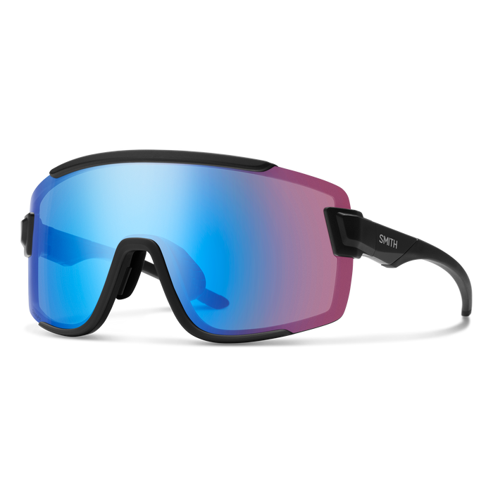 Wildcat Matte Black ChromaPop Low Light Rose Blue Mirror / Clear